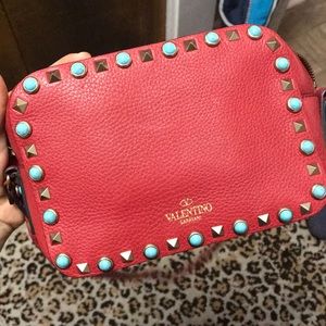 Valentino Rockstud Rolling Camera Cross Body Bag